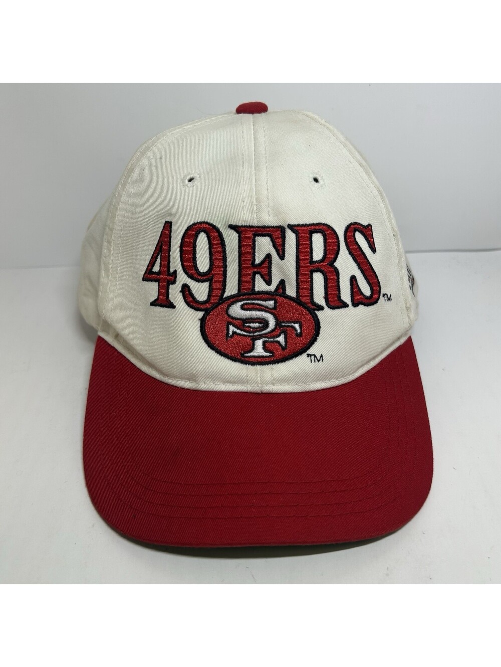 VINTAGE San Fransisco 49ers NFL Sports Specialites Snapback Red White RARE OS